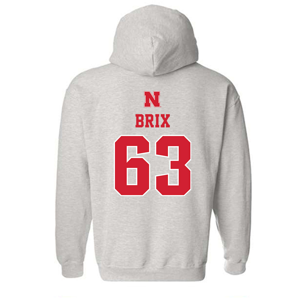 Nebraska - NCAA Football : Grant Brix - Hooded Sweatshirt