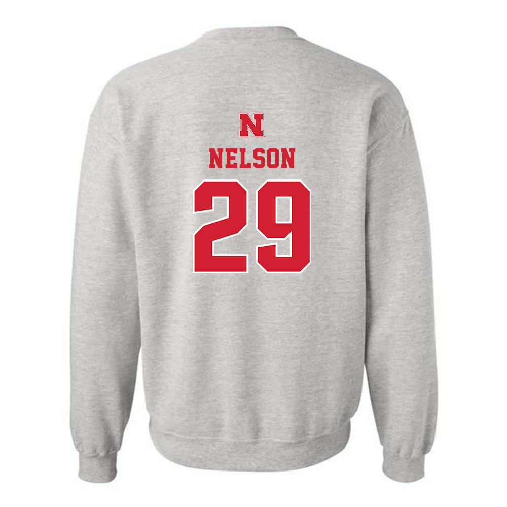 Nebraska - NCAA Football : Carter Nelson - Classic Shersey Crewneck Sweatshirt