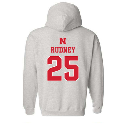 Nebraska - NCAA Women's Soccer : Ella Rudney - Classic Shersey Hooded Sweatshirt-1