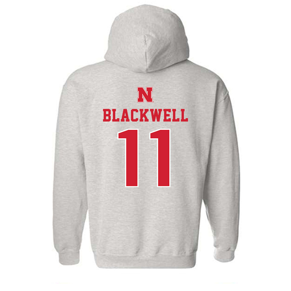 Nebraska - NCAA Women's Volleyball : Leyla Blackwell - Hooded Sweatshirt