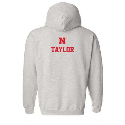 Nebraska - NCAA Wrestling : Antrell Taylor - Classic Shersey Hooded Sweatshirt-1