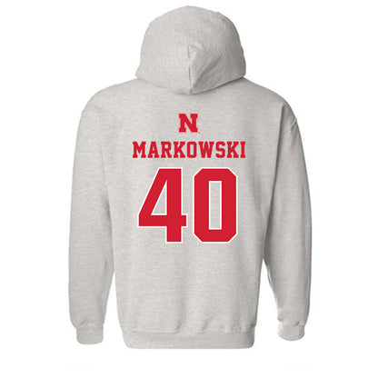 Nebraska - NCAA Women's Basketball : Alexis Markowski - Hooded Sweatshirt