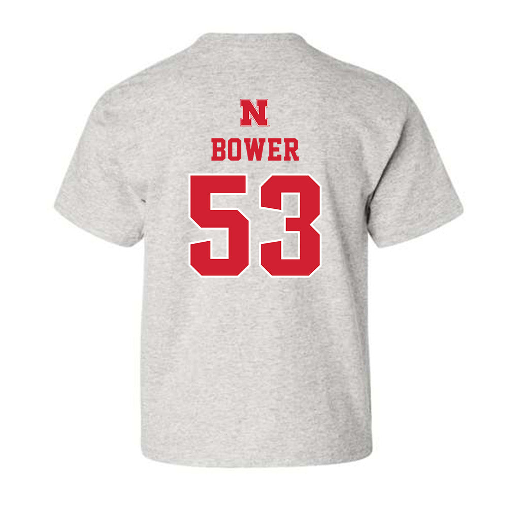 Nebraska - NCAA Football : Jacob Bower - Youth T-Shirt