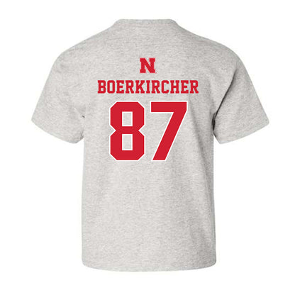 Nebraska - NCAA Football : Nate Boerkircher - Youth T-Shirt