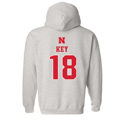 Nebraska - NCAA Football : Dane Key - Classic Shersey Hooded Sweatshirt-1