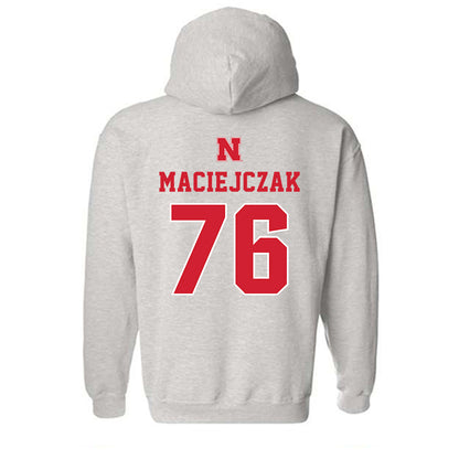 Nebraska - NCAA Football : Jason Maciejczak - Hooded Sweatshirt