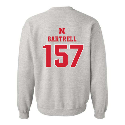 Nebraska - NCAA Wrestling : Dez Gartrell - Classic Shersey Crewneck Sweatshirt-1