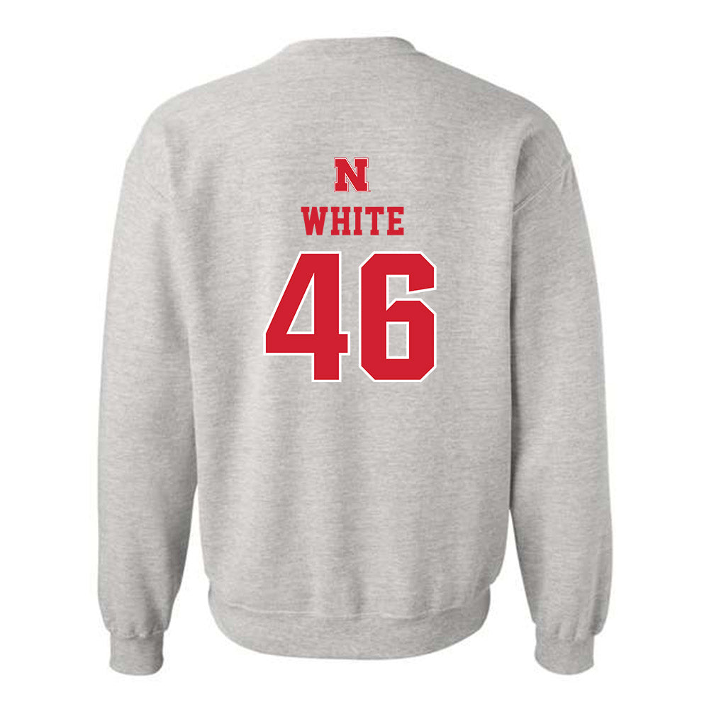 Nebraska - NCAA Baseball : Aiden White - Classic Shersey Crewneck Sweatshirt-1