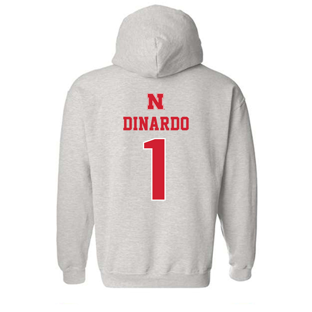 Nebraska - NCAA Softball : Olivia DiNardo - Classic Shersey Hooded Sweatshirt-1