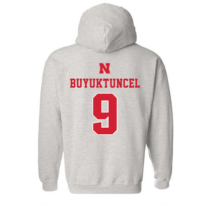 Nebraska - NCAA Men's Basketball : Berke Buyuktuncel - Classic Shersey Hooded Sweatshirt-1
