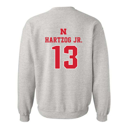 Nebraska - NCAA Football : Malcolm Hartzog Jr. - Classic Shersey Crewneck Sweatshirt