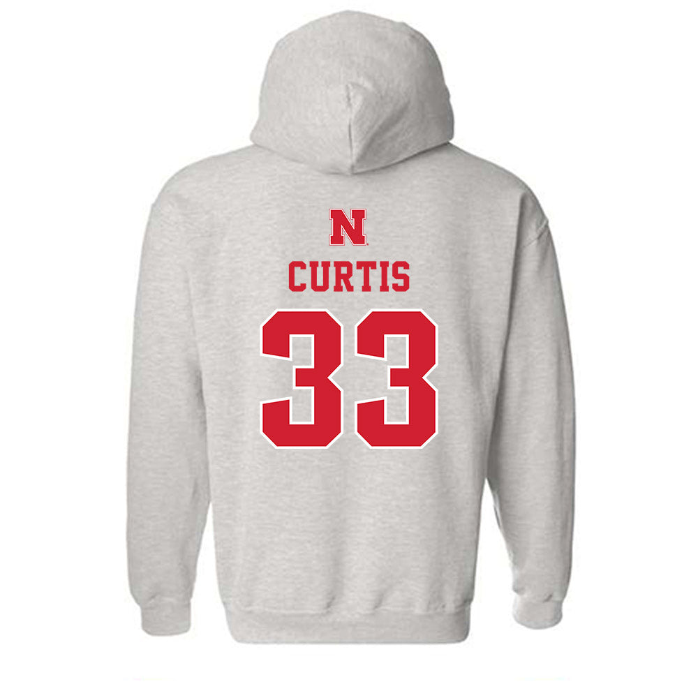 Nebraska - NCAA Men's Basketball : Leo Curtis - Classic Shersey Hooded Sweatshirt-1