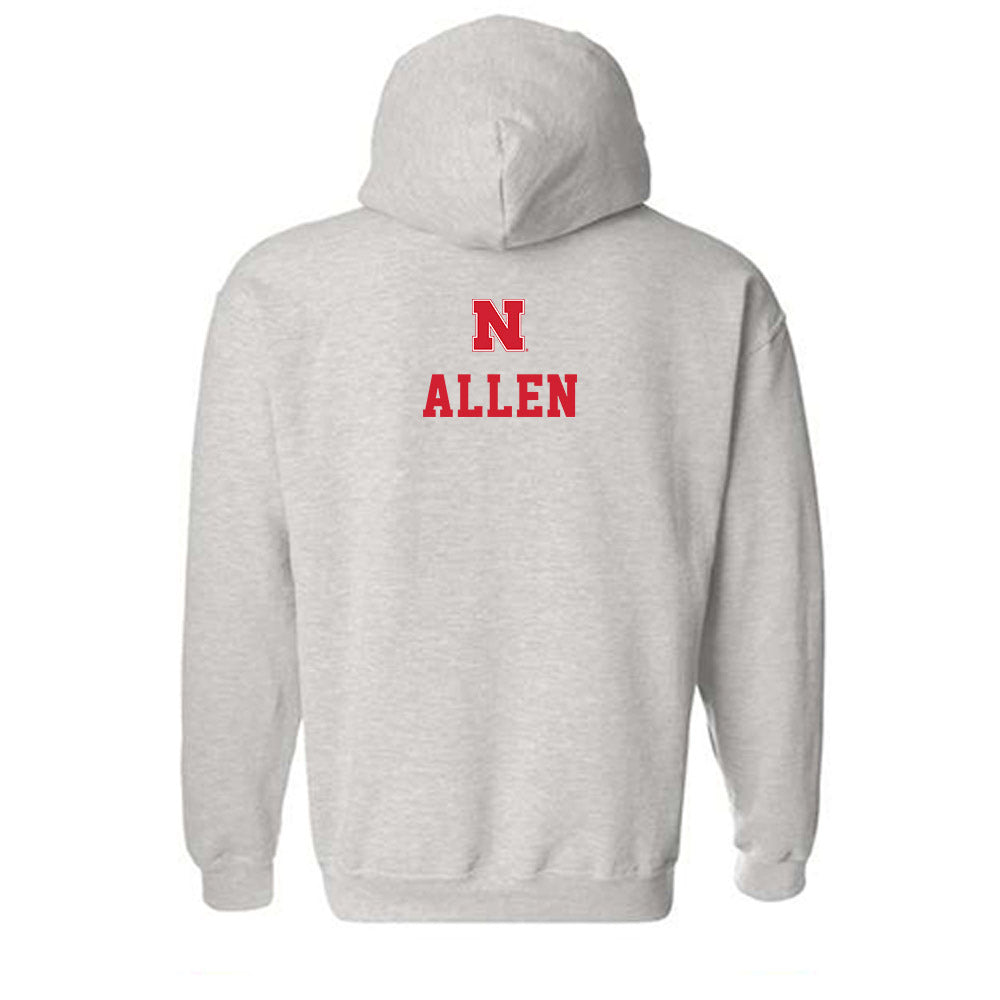 Nebraska - NCAA Men's Track & Field : Jacorric Allen - Classic Shersey Hooded Sweatshirt-1