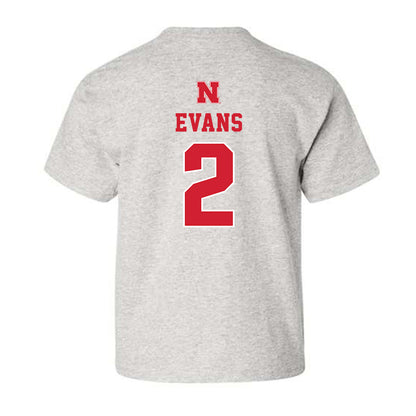 Nebraska - NCAA Baseball : Matt Evans - Youth T-Shirt