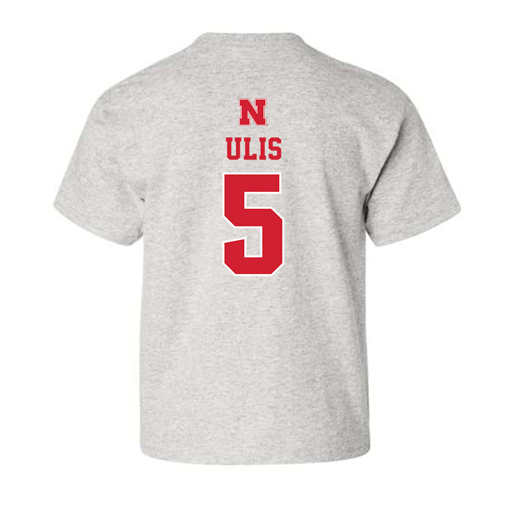 Nebraska - NCAA Men's Basketball : Ahron Ulis - Youth T-Shirt