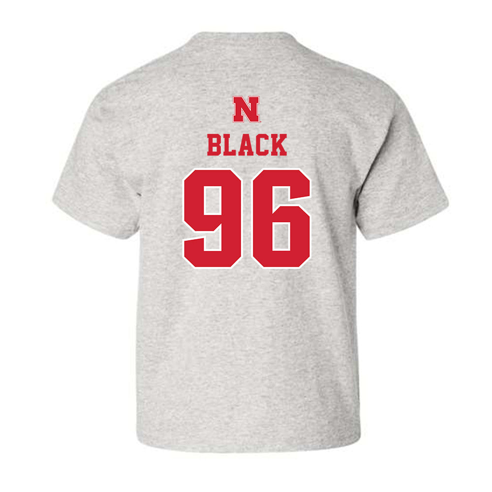 Nebraska - NCAA Football : Leslie Black - Youth T-Shirt