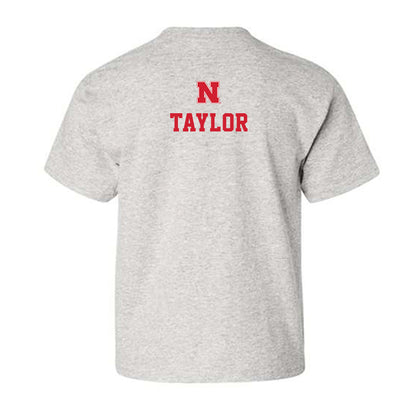 Nebraska - NCAA Wrestling : Antrell Taylor - Classic Shersey Youth T-Shirt-1