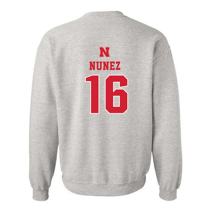 Nebraska - NCAA Baseball : Devin Nunez - Classic Shersey Crewneck Sweatshirt-1