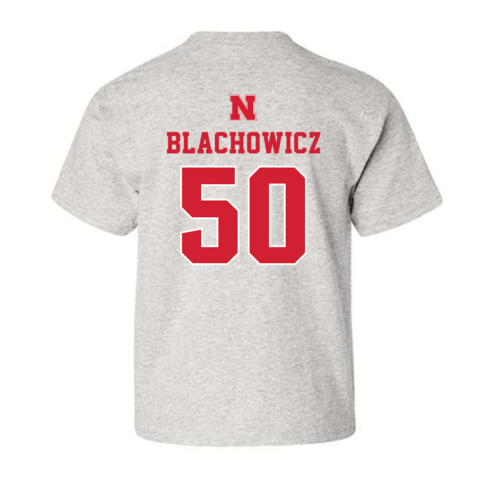 Nebraska - NCAA Baseball : Gavin Blachowicz - Classic Shersey Youth T-Shirt-1