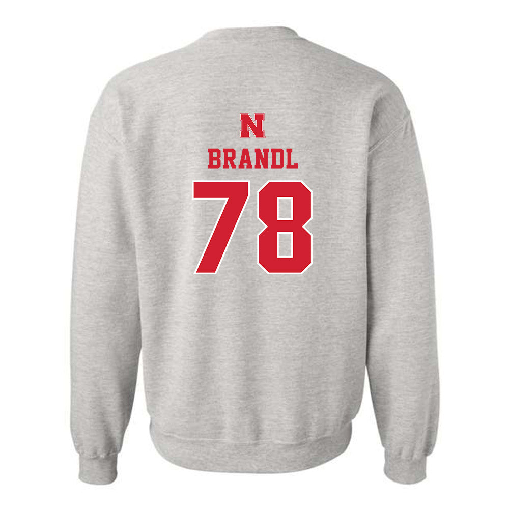 Nebraska - NCAA Football : Jacob Brandl - Crewneck Sweatshirt