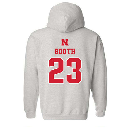 Nebraska - NCAA Football : Conor Booth - Classic Shersey Hooded Sweatshirt-1