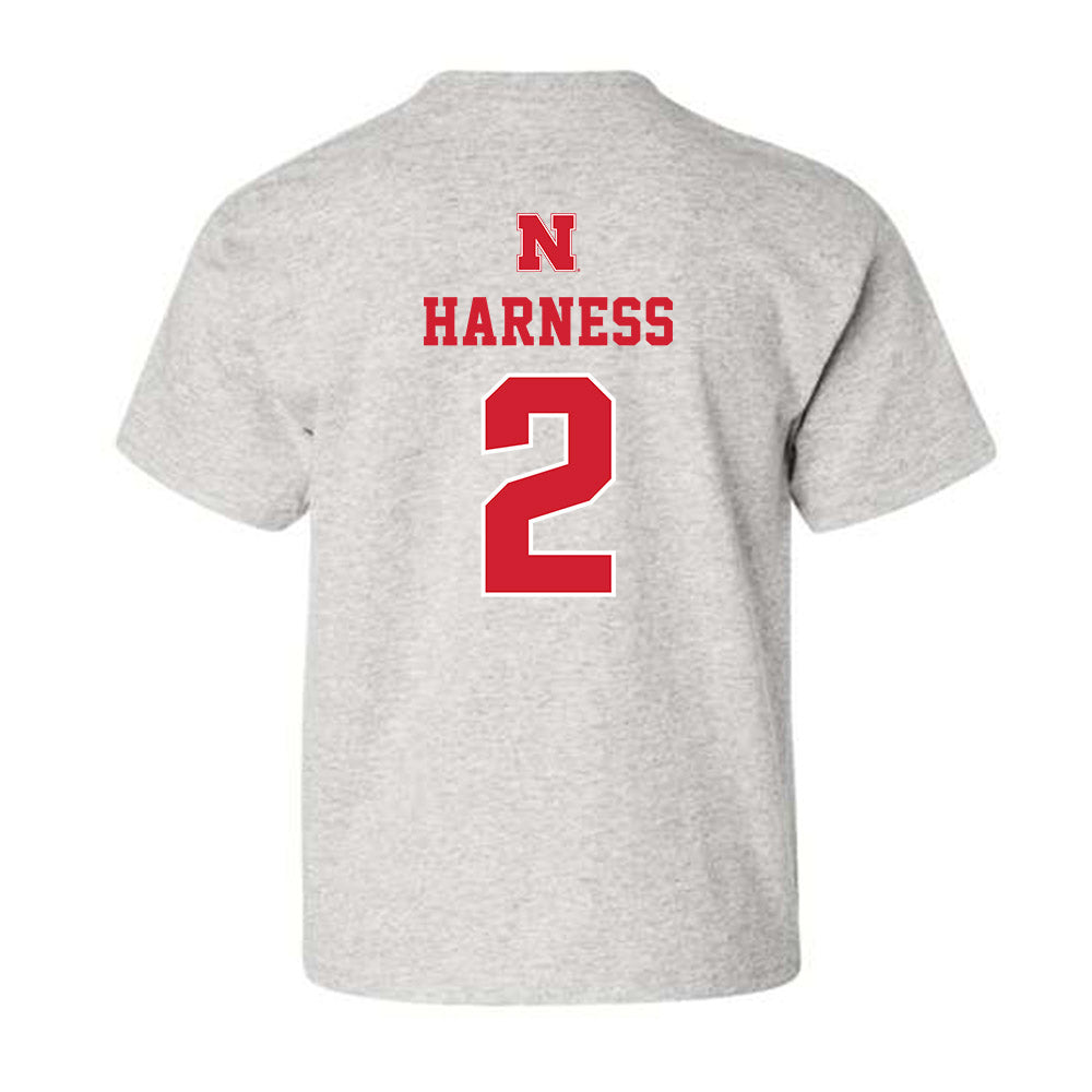 Nebraska - NCAA Softball : Sarah Harness - Youth T-Shirt