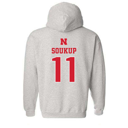 Nebraska - NCAA Football : Bode Soukup - Classic Shersey Hooded Sweatshirt-1