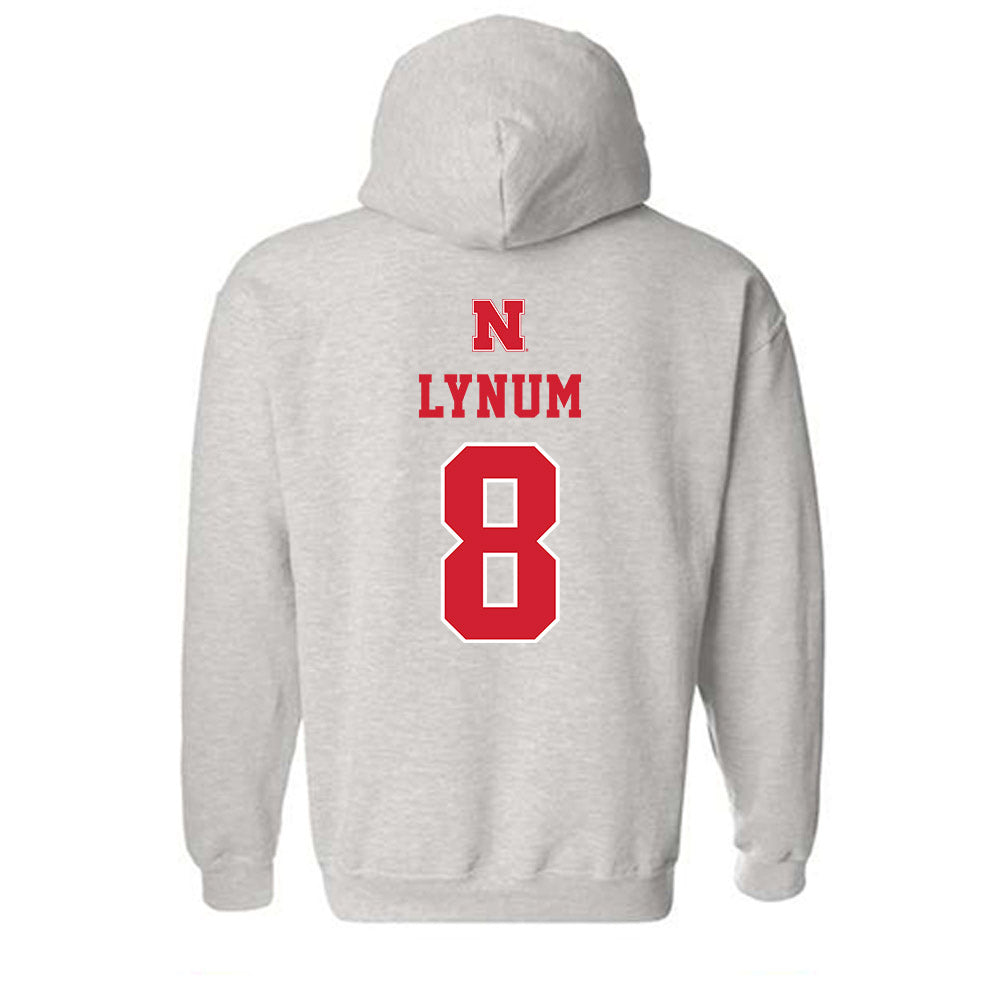 Nebraska - NCAA Football : Tamon Lynum - Classic Shersey Hooded Sweatshirt-1