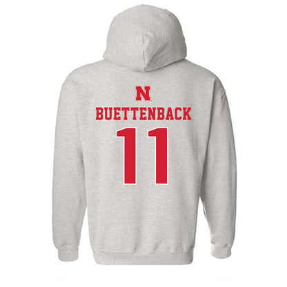 Nebraska - NCAA Baseball : Max Buettenback - Hooded Sweatshirt