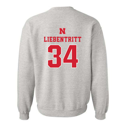 Nebraska - NCAA Football : Barret Liebentritt - Crewneck Sweatshirt