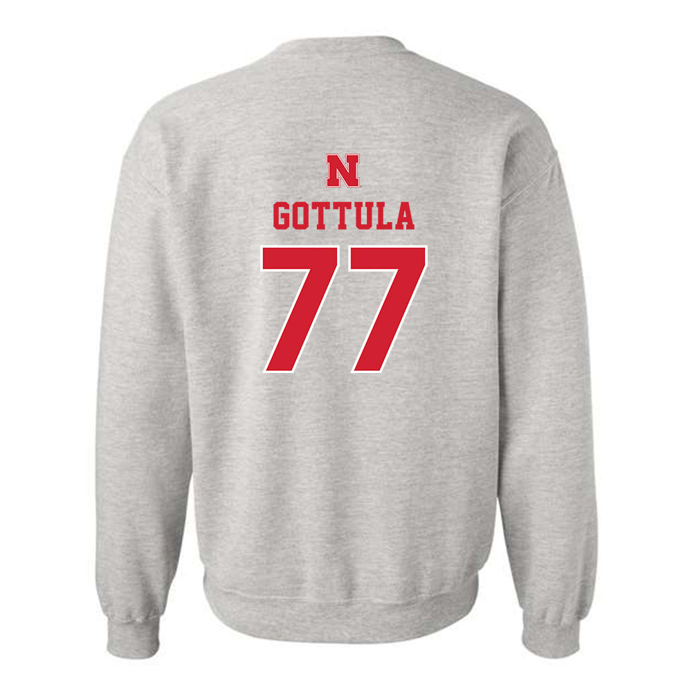 Nebraska - NCAA Football : Gunnar Gottula - Crewneck Sweatshirt