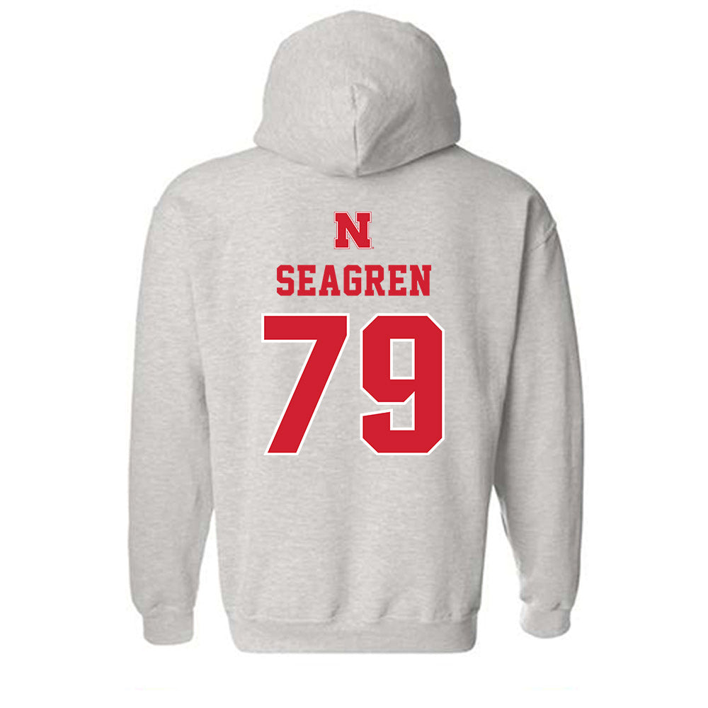 Nebraska - NCAA Football : Grant Seagren - Hooded Sweatshirt