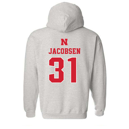 Nebraska - NCAA Men's Basketball : Cale Jacobsen - Hooded Sweatshirt