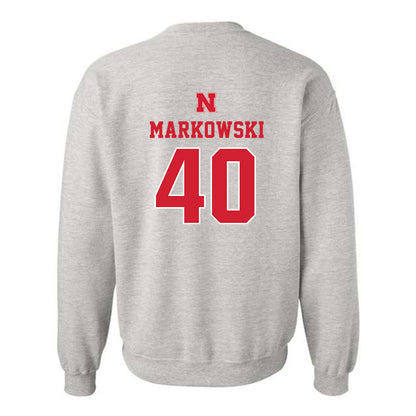 Nebraska - NCAA Women's Basketball : Alexis Markowski - Crewneck Sweatshirt