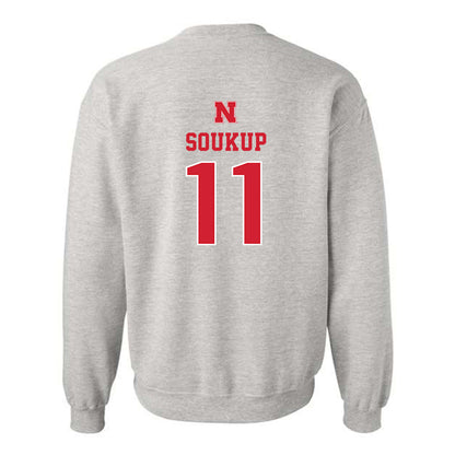 Nebraska - NCAA Football : Bode Soukup - Classic Shersey Crewneck Sweatshirt-1