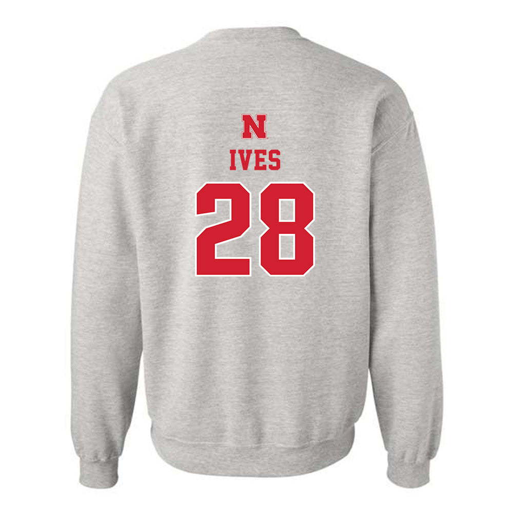 Nebraska - NCAA Football : Kwinten Ives - Crewneck Sweatshirt