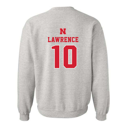 Nebraska - NCAA Men's Basketball : Jamarques Lawrence - Classic Shersey Crewneck Sweatshirt-1