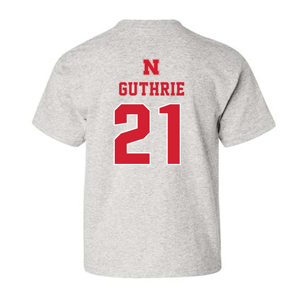 Nebraska - NCAA Football : Rex Guthrie - Classic Shersey Youth T-Shirt-1