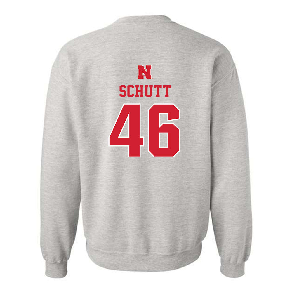 Nebraska - NCAA Football : Connor Schutt - Classic Shersey Crewneck Sweatshirt-1