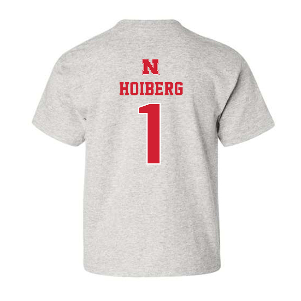 Nebraska - NCAA Men's Basketball : Samuel Hoiberg - Youth T-Shirt