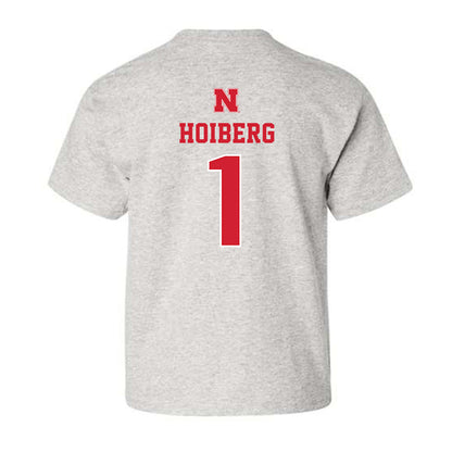 Nebraska - NCAA Men's Basketball : Samuel Hoiberg - Youth T-Shirt