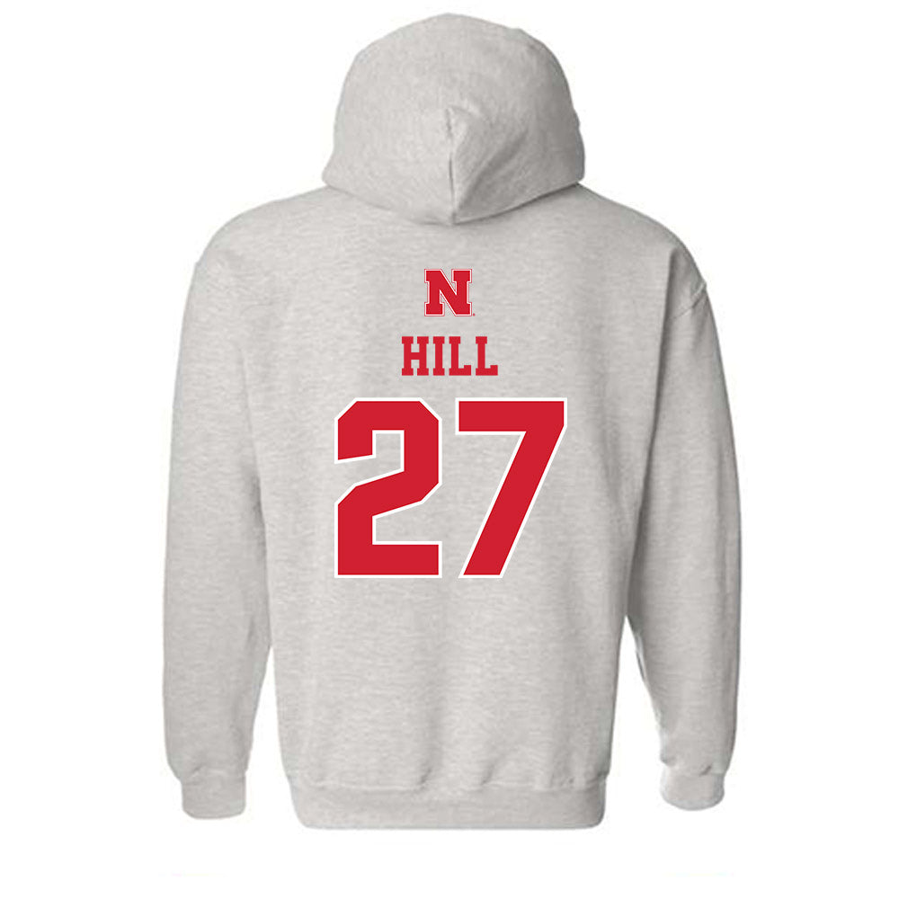 Nebraska - NCAA Softball : Natalia Hill - Classic Shersey Hooded Sweatshirt-1