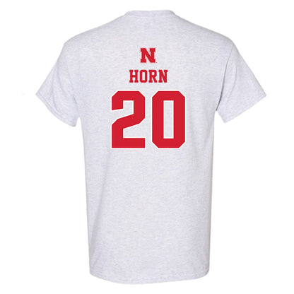 Nebraska - NCAA Baseball : Tyner Horn - T-Shirt