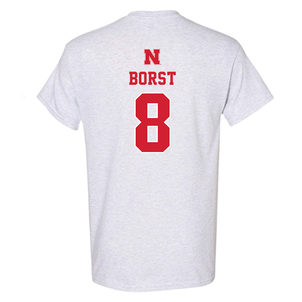 Nebraska - NCAA Baseball : Evan Borst - T-Shirt