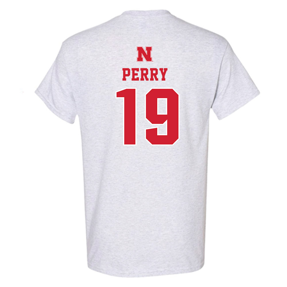 Nebraska - NCAA Baseball : Kyle Perry - T-Shirt