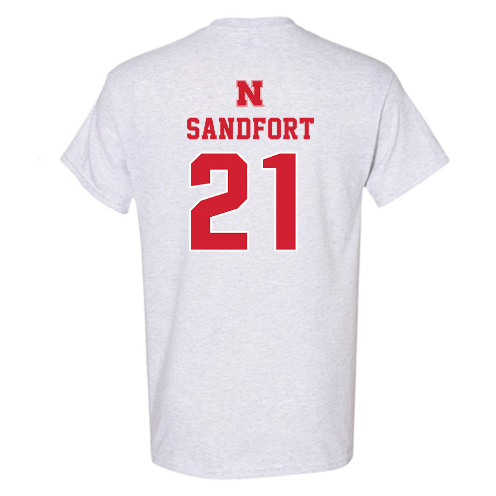 Nebraska - NCAA Men's Basketball : Pryce Sandfort - Classic Shersey T-Shirt-1