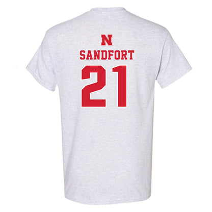 Nebraska - NCAA Men's Basketball : Pryce Sandfort - Classic Shersey T-Shirt-1