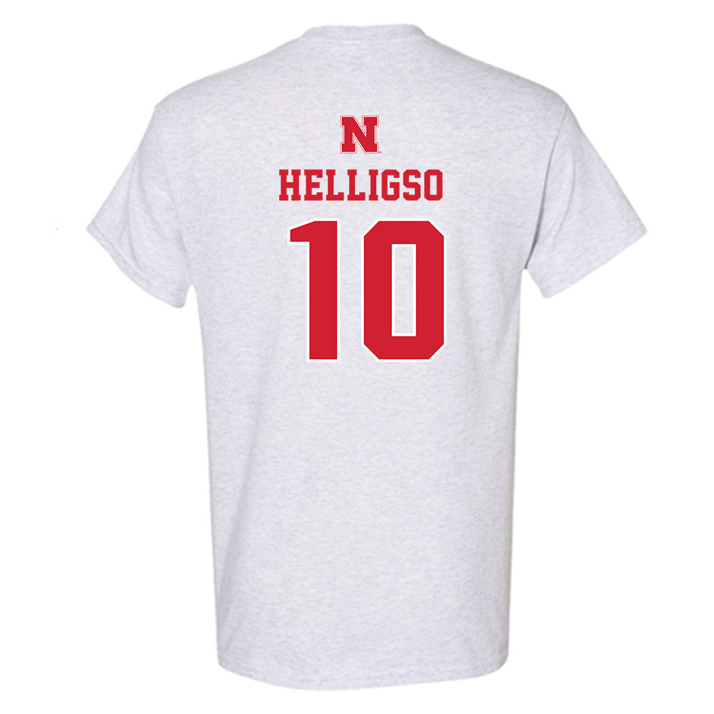 Nebraska - NCAA Baseball : Hogan Helligso - Classic Shersey T-Shirt-1