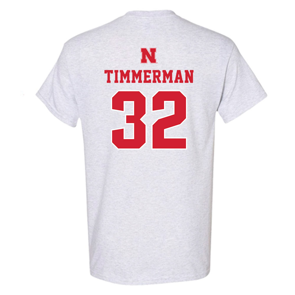 Nebraska - NCAA Baseball : Tucker Timmerman - T-Shirt