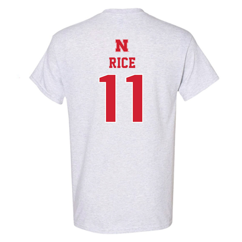 Nebraska - NCAA Men's Basketball : Eli Rice - T-Shirt